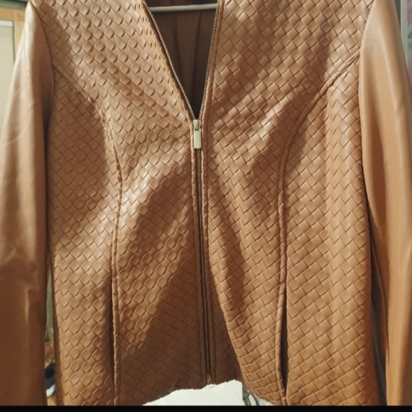 Soft leather jacket by Colleen Lopez. Size M - Picture 1 of 4